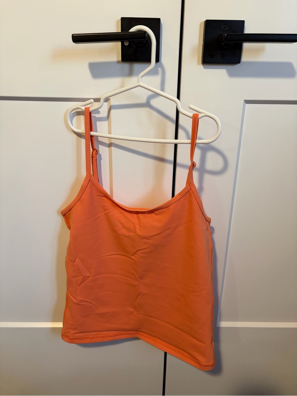 Women's Orange Seamless Cami Tank Top